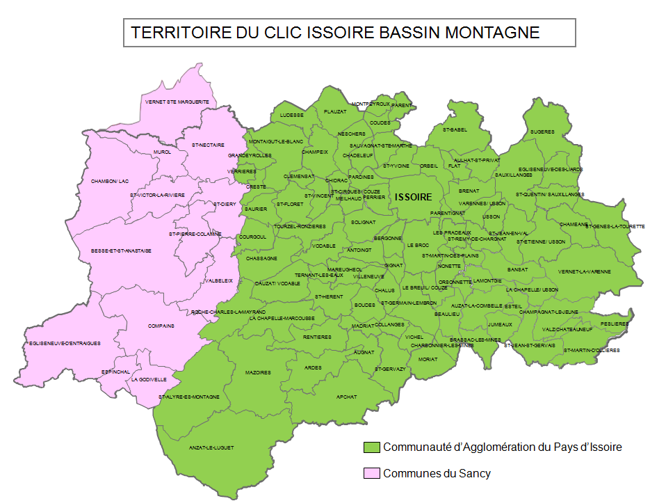 CARTE AGGLO ISSOIRE